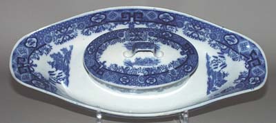 Dish Asparagus and Butter c1800